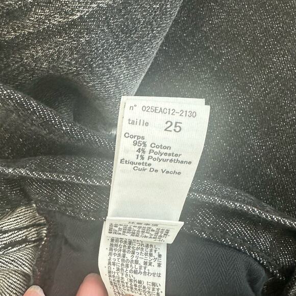 Moussy Vintage Diana Black Distressed Jeans Sz 25 - Picture 6 of 9